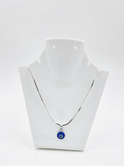 Silver Evil Eye Chain Pendant