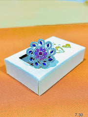 Silver Multicolour Ring