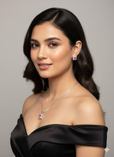 Chain Pendant With Earrings