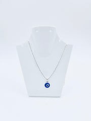 Silver Evil Eye Chain Pendant