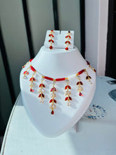 Silver Gold Plated necklace set