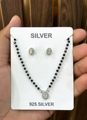 Silver Mangalsutra Set