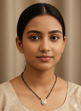 Single Solitaire Gold Plated Mangalsutra