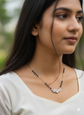 Silver Mangalsutra