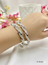 Silver Bangles