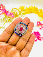 Silver Multicolour Ring
