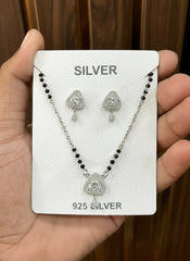 Silver Mangalsutra Set