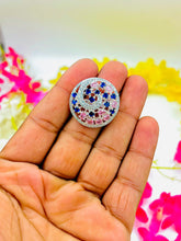 Silver Multicolour Ring