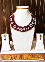 Silver Necklace Set