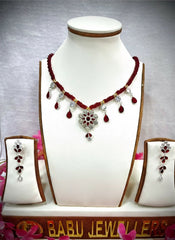 Silver Necklace Set