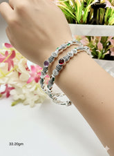 Silver Bangles