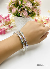 Silver Bangles