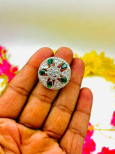 Silver Multicolour Ring