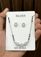 Silver Mangalsutra Set