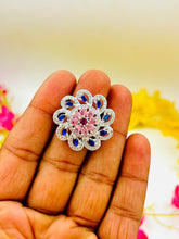 Silver Multicolour Ring