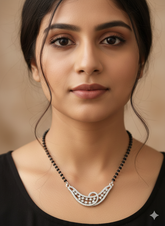 Silver Mangalsutra