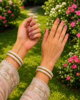 Silver Rajputi Bangles
