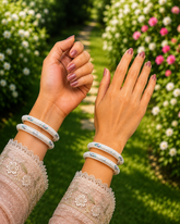 Silver Rajputi Bangles