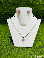 Chain Pendant With Earrings