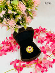 Silver Gold Plated Ring