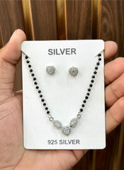 Silver Mangalsutra Set