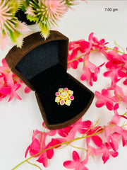 Silver Gold Plated Ring