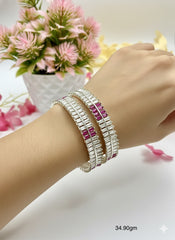 Silver Bangles
