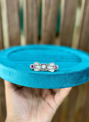 Silver Two Finger Ring