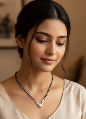 Silver Mangalsutra