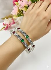 Silver Bangles