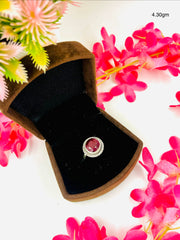 Silver Cutstone Ring