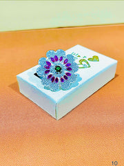 Silver Multicolour Ring
