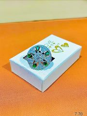 Silver Multicolour Ring