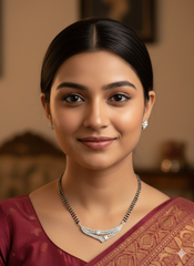 Silver Mangalsutra
