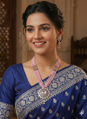 Silver Necklace with Earrings