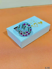 Silver Multicolour Ring