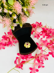 Silver Gold Plated Ring