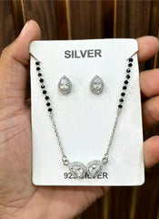 Silver Mangalsutra Set