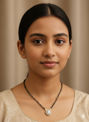 Single Solitaire Gold Plated Mangalsutra