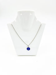 Silver Evil Eye Chain Pendant