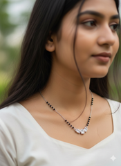 Silver Mangalsutra