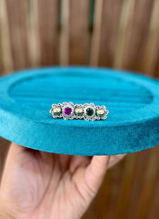 Silver Two Finger Ring