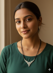 Silver Mangalsutra
