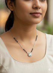 Silver Mangalsutra