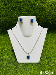 Chain Pendant With Earrings