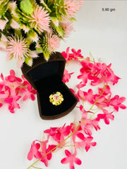Silver Gold Plated Ring