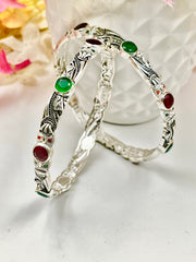 Silver Bangles