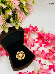 Silver Gold Plated Ring