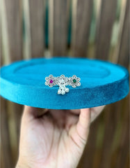 Silver Two Finger Ring