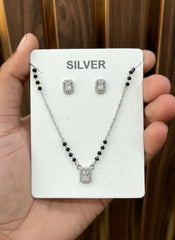 Silver Mangalsutra Set